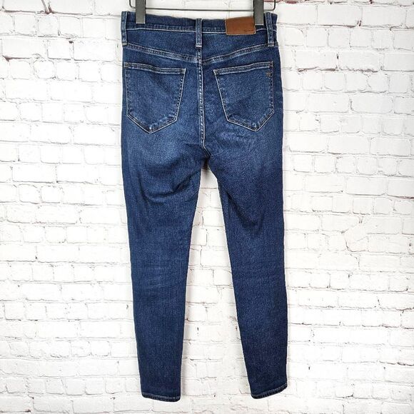 MADEWELL Roadtripper Classic Womens High Rise Med Wash Cigarette Skinny Jeans 26 - Picture 8 of 9